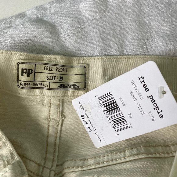 NWT Free People Lacey Embellished Skinny Jeans - Picture 12 of 13